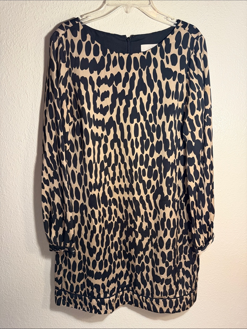 Loft size 4, Shift Dress - Animal Print